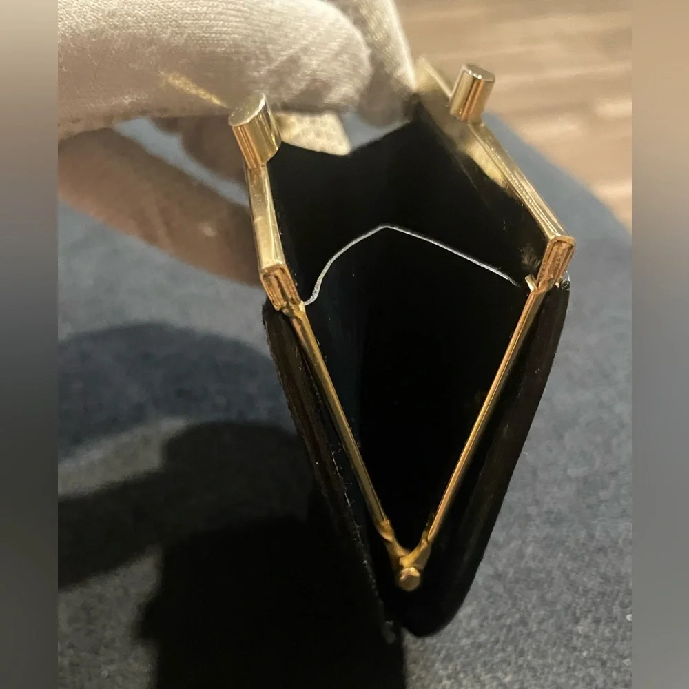 Gucci, 70s, Navy, All Leather, Kiss-Lock Coin Purse - Picture 10 of 16